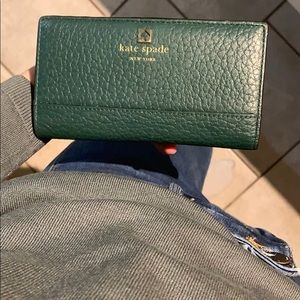 Kate Spade Wallet- green-
